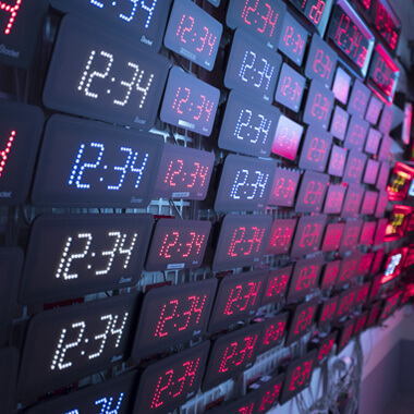 Bodet Time's wide range of clocks Bodet Time's wide range of clocks