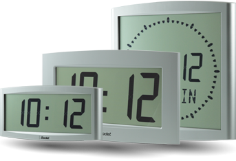 Cristalys LCD Digital Clock Range - Clocks and Clock Systems