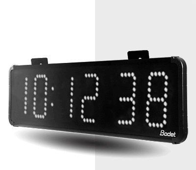 Clock HMS LED 10 white