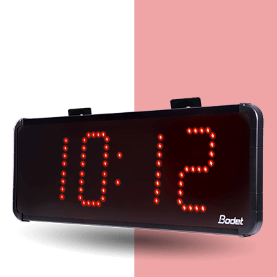 HMT Clock LED 10 15 red