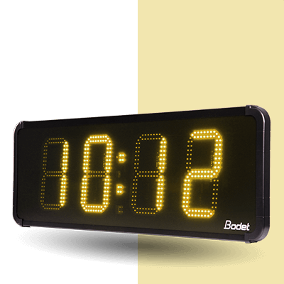HMT Clock LED 20 25 45 yellow