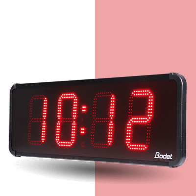 HMT Clock LED 20 25 45 red