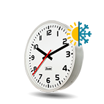 Outdoor metal analogue clock – Profil 750