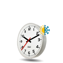 Profil 750 metal analogue clocks