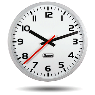 Outdoor metal analogue clock for station platforms Profil 750