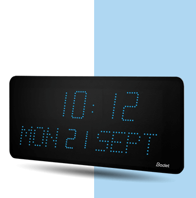 Blue style 10 Date LED clock