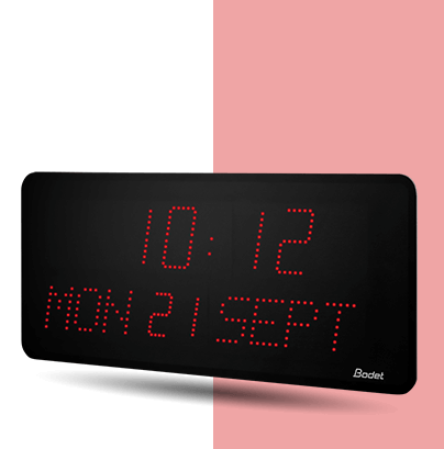 Red style 10 Date LED clock