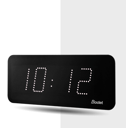 Style 10 white LED clock
