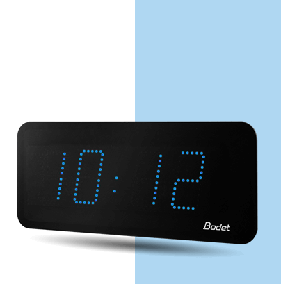 Style 10 blue LED clock