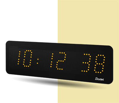 Style 5s yellow LED clock