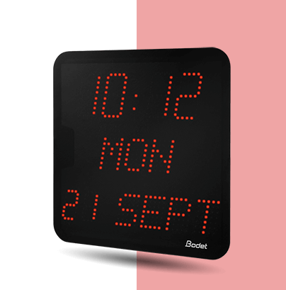 Red Style 7 Date LED clock