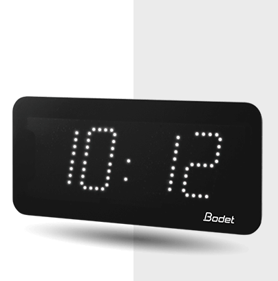 Style 7 white LED clock