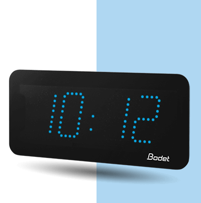 Style 7 blue LED clock