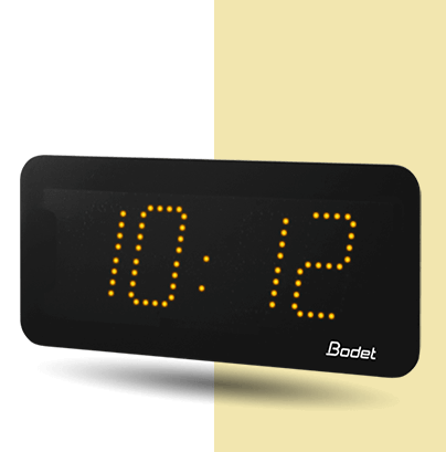 Style 7 yellow LED clock