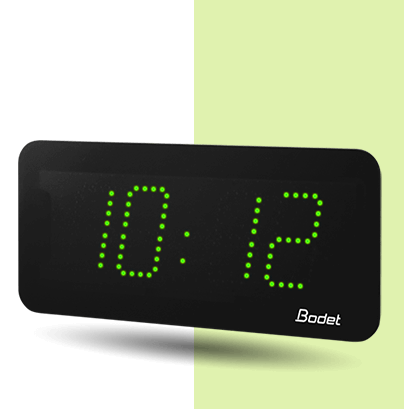 Style 7 green LED clock