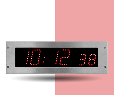 Watch Style 7S Hospital red LED clock
