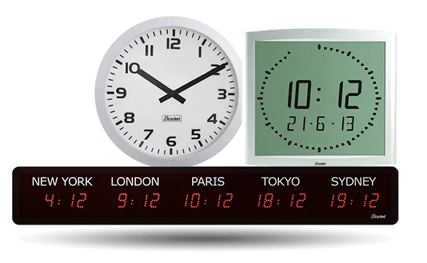 Bodet Time's Class Change System and Synchronised Clock System