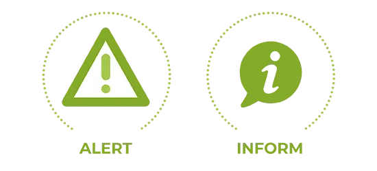 Inform and alert with the Harmonys IP Button Box