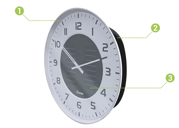 The 930 L is an eco-designed, sustainable and ecological clock