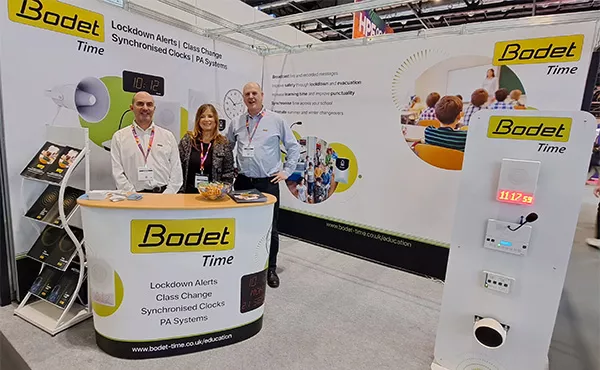 Bodet Time connect with Multi Academy Trusts at the MAT show 2024! Bodet Time connect with Multi Academy Trusts at the MAT show 2024!