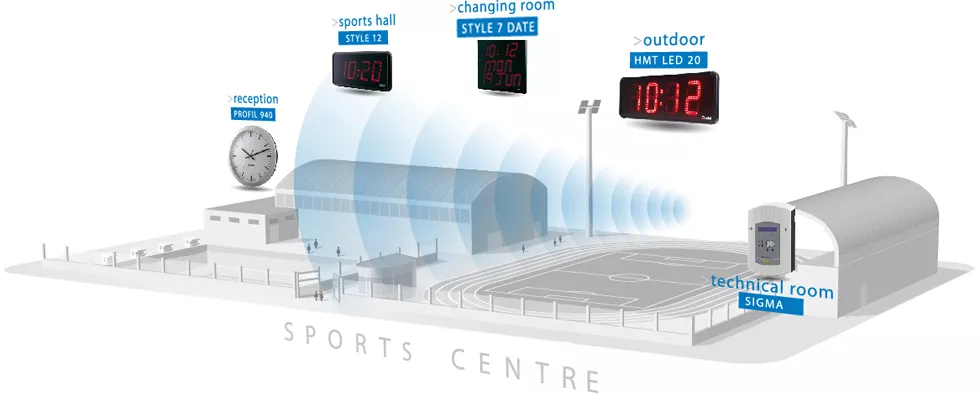 Benefits of Bodet Time's Clock Systems for Sport centres