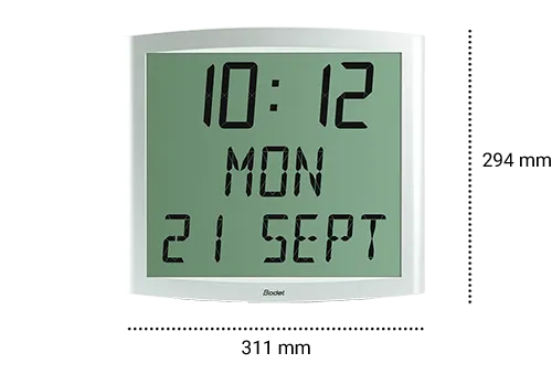Bodet Cristalys Date / Ellipse LCD Digital Clocks