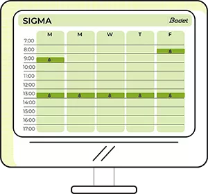 Programming the Harmonys Button Box is easy using the SIGMA software.