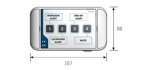 Harmonys - IP Button Box Dimensions