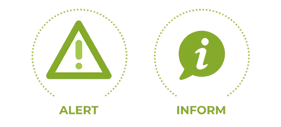 Inform and alert with the Harmonys IP Button Box
