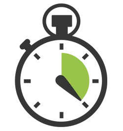 Timing or countdown on the HMS LED 45