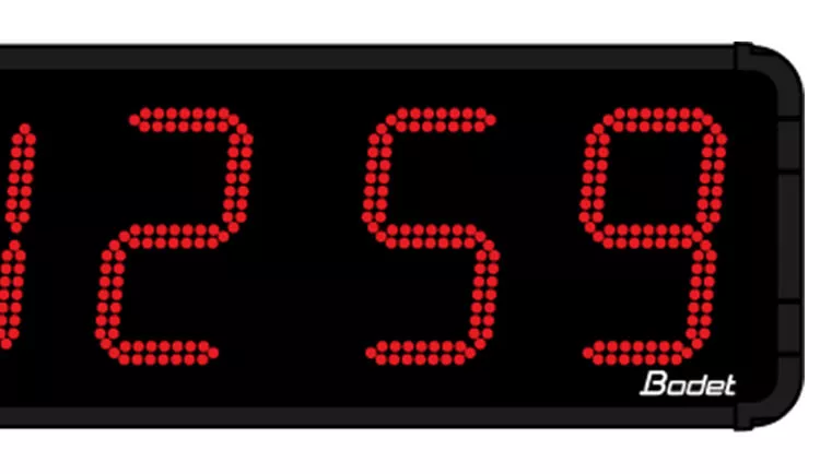 HMS LED 45: a large clock HMS LED 45: a large clock