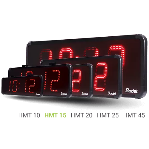 Outdoor LED clock: Digital clock for railway stations, airports