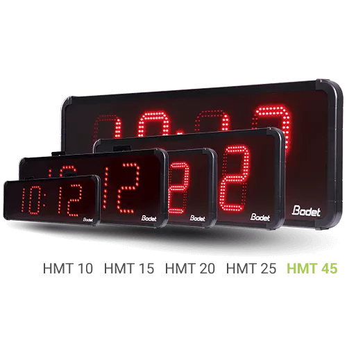 Outdoor LED clock: Digital clock for very large spaces