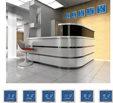 LCD World Clock - Clocks and Clock Systems