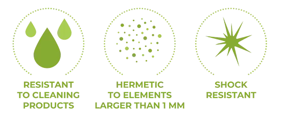 The Profil 730 clock, designed to be strong