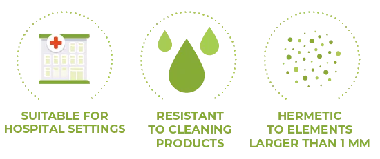 The Profil 730W is suitable for hospital settings