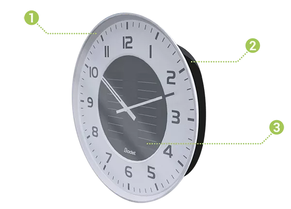 The 930 L is an eco-designed, sustainable and ecological clock The 930 L is an eco-designed, sustainable and ecological clock