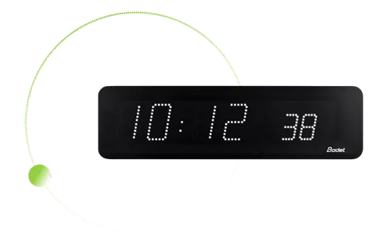 Style 10s synchronisation led clock