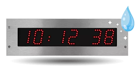 Style 5S OP LED clock: Digital clock for hospitals Style 5S OP clock