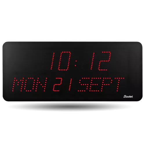 Style 10D LED clock: finance and transport sector Style 10 Date