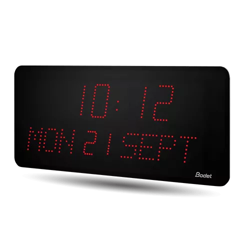 Style 10D LED clock: finance and transport sector Style 10 Date