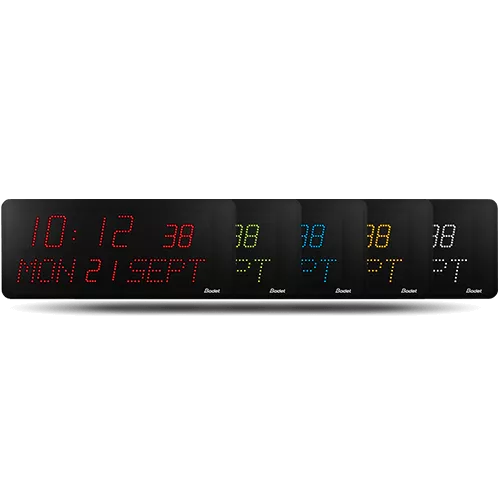 Style 10S Date LED clock: digital clock with date, week Style 10S Date