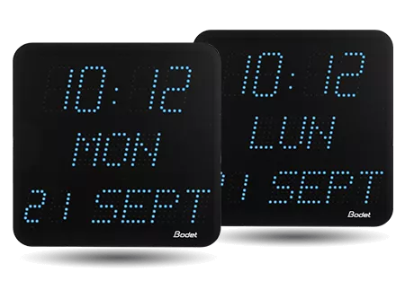 List of style 7 date led clock features