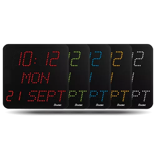 Date Style 7 LED clock: digital clock with date, week