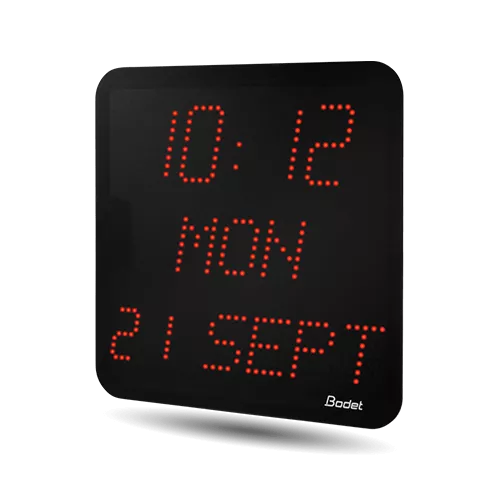 Date Style 7 LED clock: digital clock with date, week