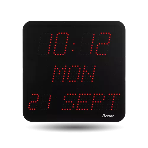 Date Style 7 LED clock: digital clock with date, week