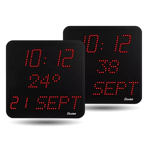 Date Style 7 LED clock: digital clock with date, week