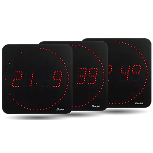 Ellipse Style 7 LED clock: Modern elegant digital clock
