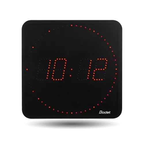Ellipse Style 7 LED clock: Modern elegant digital clock