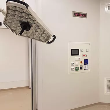 Led clock style 7s hospital integrated into the health sector